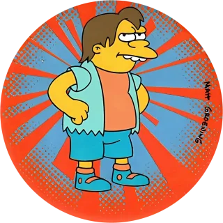 Pink Mad cap #87 — 90s pog