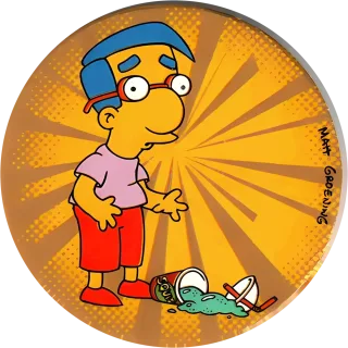 Pink Mad cap #88 — 90s pog