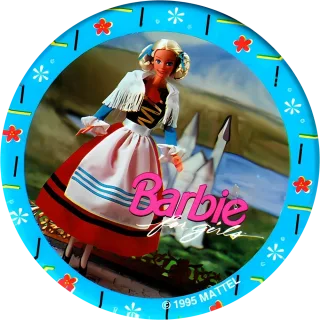Girl's Doll cap #100 — 90s pog