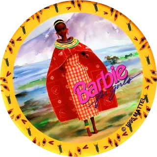 Girl's Doll cap #102 — 90s pog