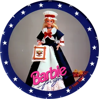 Girl's Doll cap #107 — 90s pog