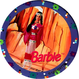 Girl's Doll cap #42 — 90s pog