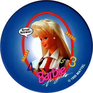 Girl's Doll cap #65 — 90s pog